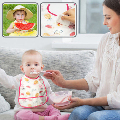 Bavoir bébé fruits qui mange