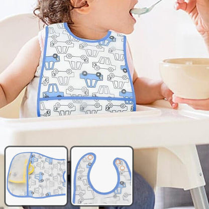 Bavoir bébé voiture qui mange
