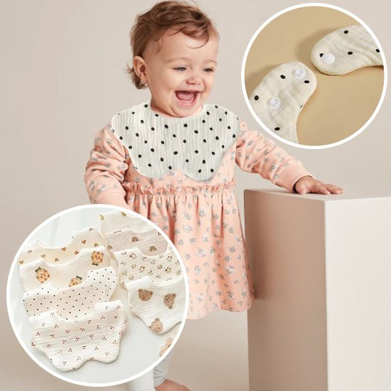 Bavoir bébé rit